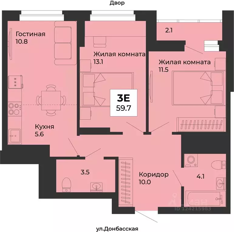 3-к кв. Свердловская область, Екатеринбург Уралмаш жилрайон, ул. ... - Фото 1