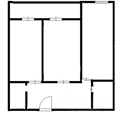 2-к кв. Санкт-Петербург Общественный пер., 5 (58.0 м) - Фото 1