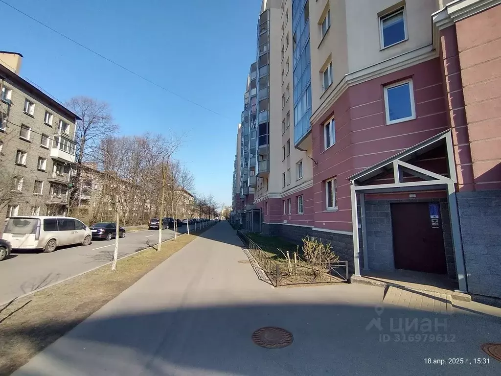 2-к кв. Санкт-Петербург ул. Гладкова, 18 (61.3 м) - Фото 0
