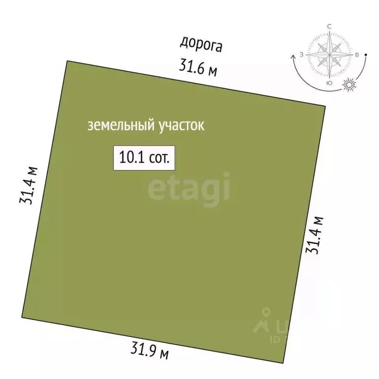 Участок в Башкортостан, Стерлитамакский район, Казадаевский сельсовет, ... - Фото 1