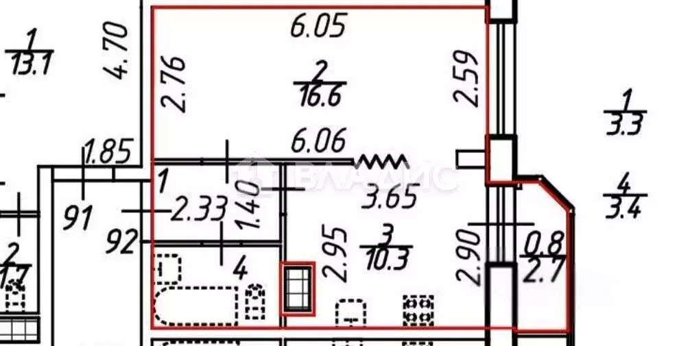 1-комнатная квартира: Санкт-Петербург, улица Кустодиева, 3к2 (33.6 м) - Фото 0