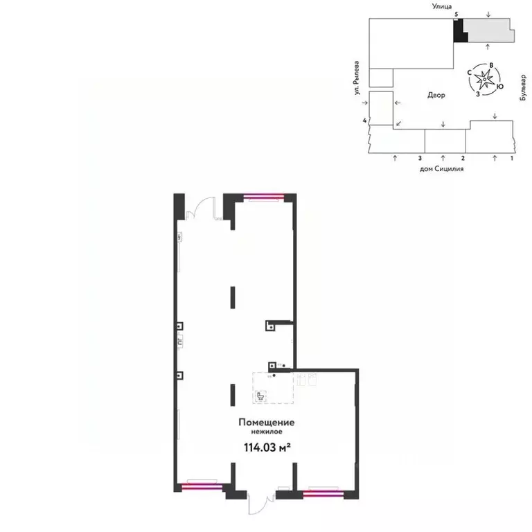Торговая площадь в Тюменская область, Тюмень ДОК мкр, ул. Ярославская, ... - Фото 1