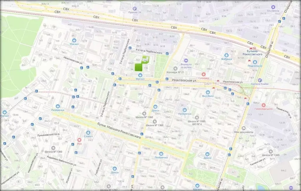 Участок в Москва проезд 4-й Подбельского, 6АС8 (90.0 сот.) - Фото 1