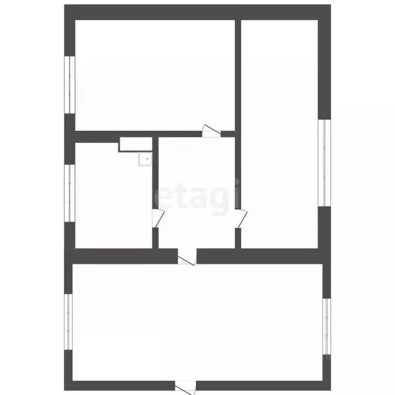 Дом в Кемеровская область, Междуреченск Разрезовская ул., 19 (76 м) - Фото 1