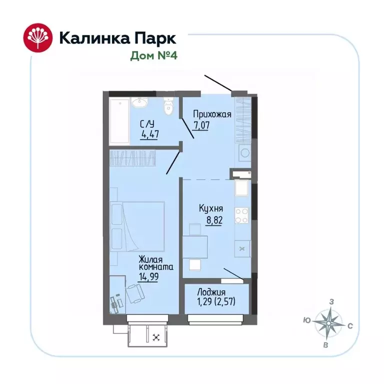 1-к кв. Удмуртия, Ижевск Восток-3 МОТ СНТ, 90 (35.91 м) - Фото 0