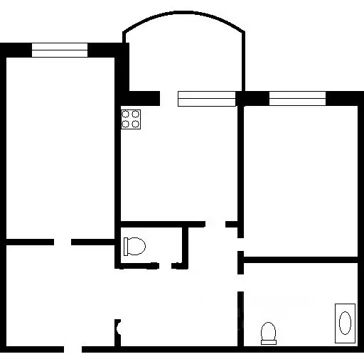 2-к кв. Орловская область, Орел Пионерская ул., 10 (65.3 м) - Фото 1