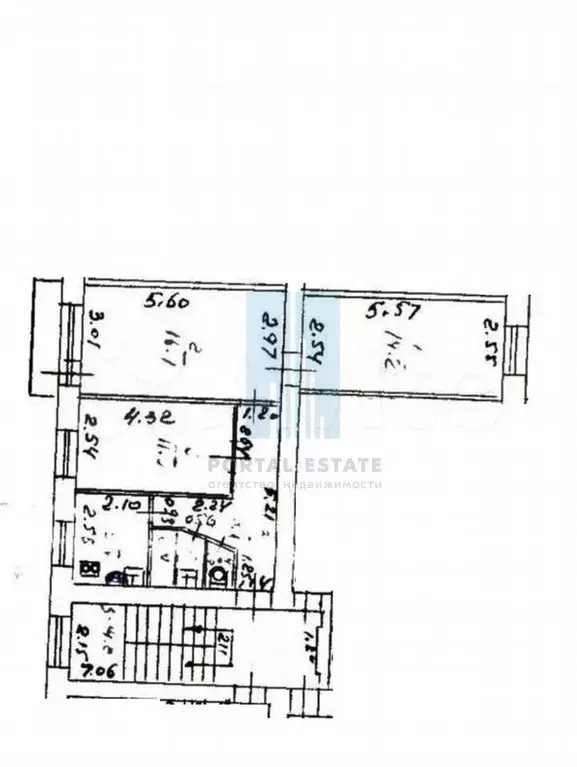 3-к. квартира, 60 м, 4/5 эт. - Фото 0