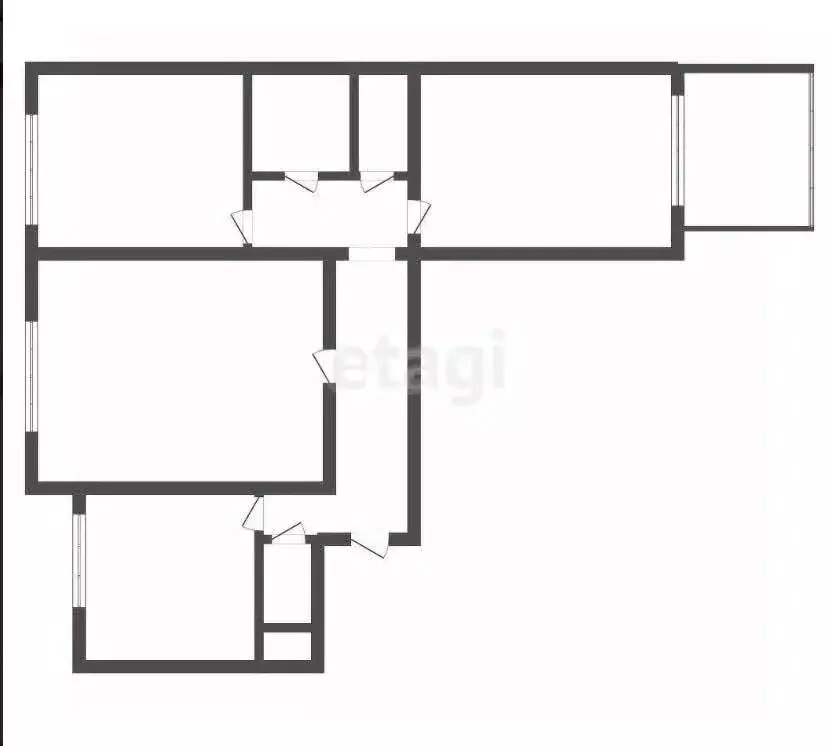 3-к кв. Воронежская область, Воронеж ул. Генерала Лизюкова, 53 (63.3 ... - Фото 1