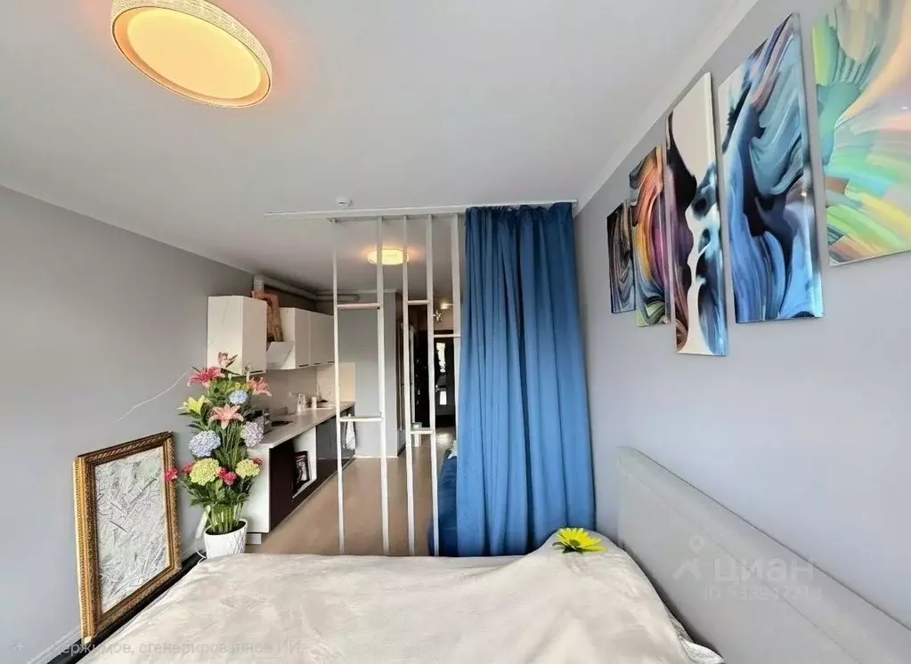 Студия Москва Подъемная ул., 14С25 (30.0 м) - Фото 1