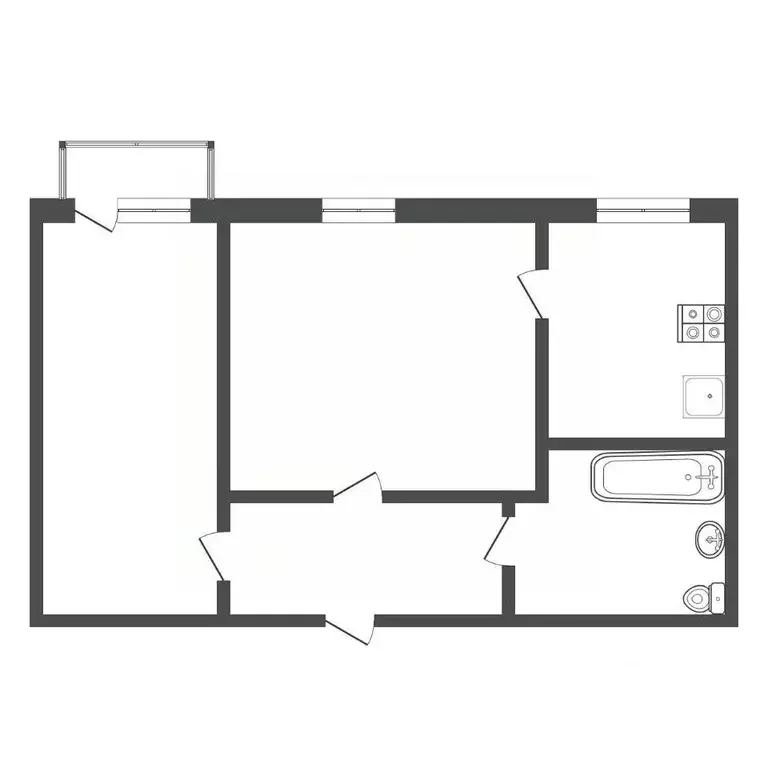 Студия Тульская область, Тула проезд 2-й Клинской, 10 (23.1 м) - Фото 2
