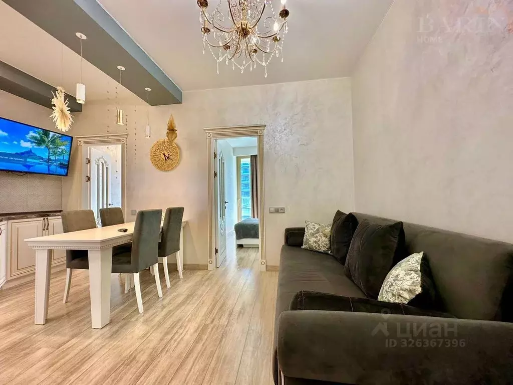 2-к кв. Крым, Ялта Приморский парк имени Гагарина кв-л, 9 (57.6 м) - Фото 1