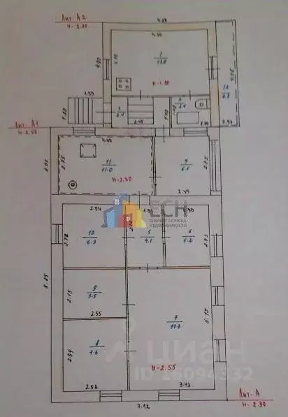 Дом в Тульская область, Новогуровский рп ул. Железнодорожная, 33 (83 ... - Фото 2