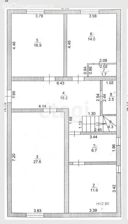 Дом в Анапа, микрорайон Алексеевка, Камышовая улица (195.1 м) - Фото 2
