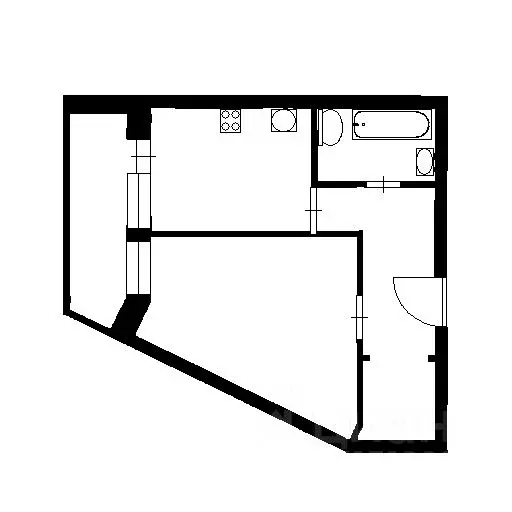 1-к кв. Воронежская область, Воронеж ул. Летчика Колесниченко, 65А ... - Фото 2
