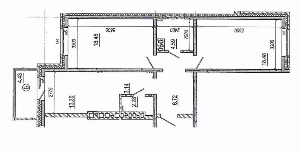 2-комнатная квартира: Иркутский муниципальный округ, рабочий посёлок ... - Фото 1