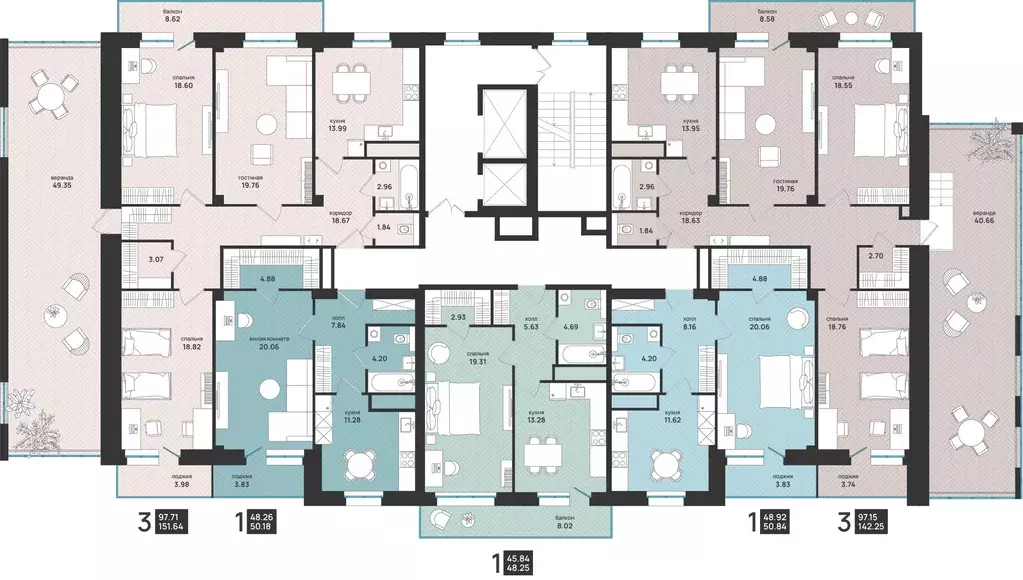 1-к кв. Архангельская область, Архангельск ул. Свободы, 16 (51.38 м) - Фото 2
