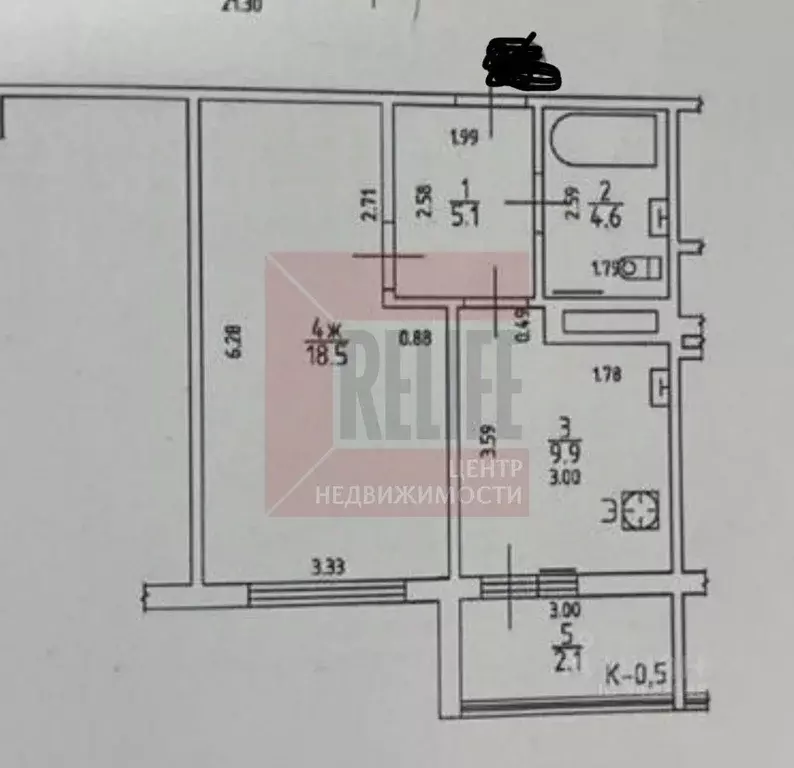 1-к кв. Калининградская область, Калининград Сельма мкр, ул. Виллима ... - Фото 1