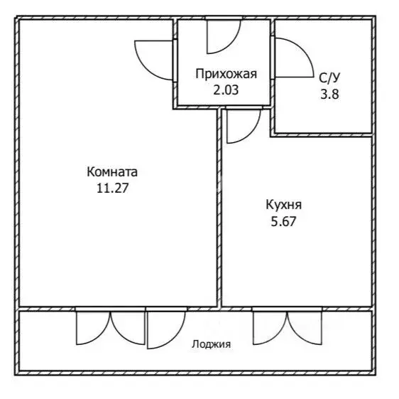 1-к кв. Ульяновская область, Ульяновск ул. Димитрова, 75 (21.0 м) - Фото 2