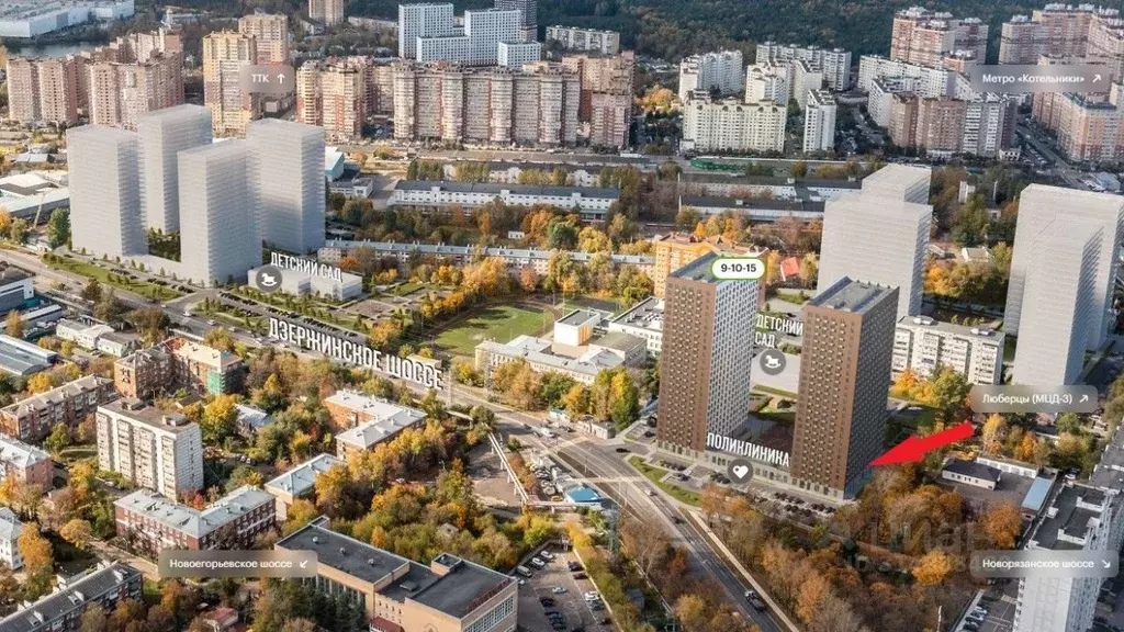 Торговая площадь в Московская область, Котельники Ковровый мкр,  (81 ... - Фото 0