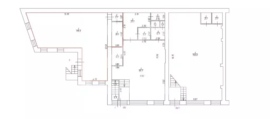 Помещение свободного назначения в Москва Бауманская ул., 11С1 (132 м) - Фото 2