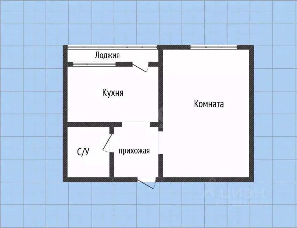 1-к кв. Оренбургская область, Оренбург Пролетарская ул., 288/1 (33.0 ... - Фото 2
