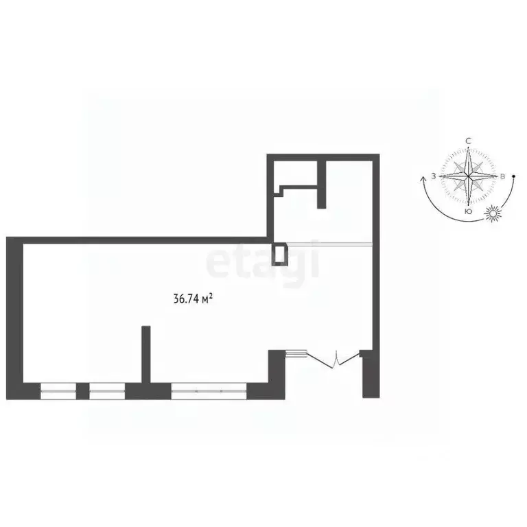 Помещение свободного назначения в Тюменская область, Тюмень ул. ... - Фото 1