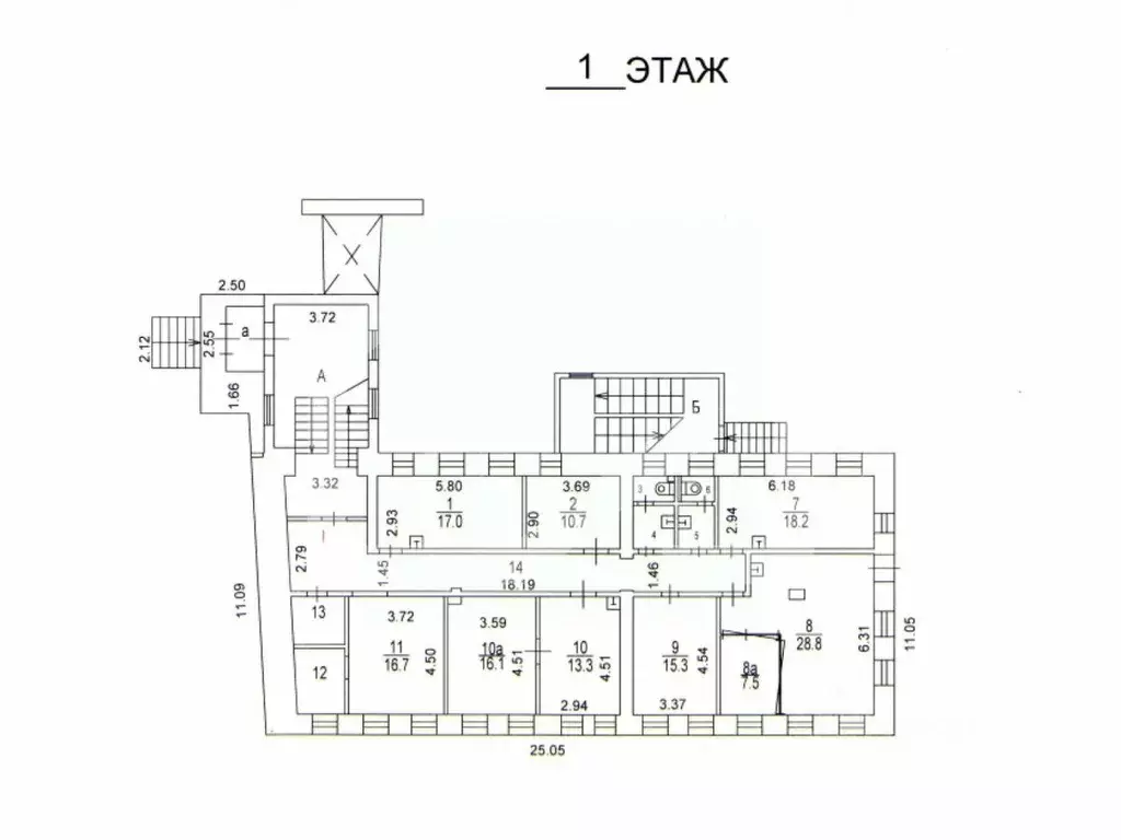 Помещение свободного назначения в Москва ул. Гиляровского, 10С1 (1217 ... - Фото 2