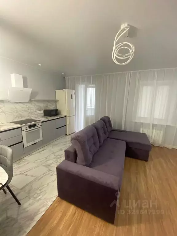 Студия Омская область, Омск ул. Звездова, 127 (40.0 м) - Фото 2