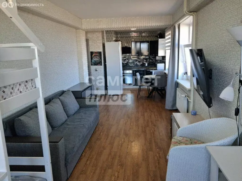 Квартира-студия: Пермь, Белозёрская улица, 30 (33.8 м) - Фото 2