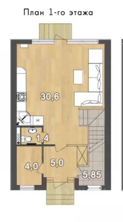 Таунхаус в Крым, Ялта муниципальный округ, Советское пгт  (168 м) - Фото 2