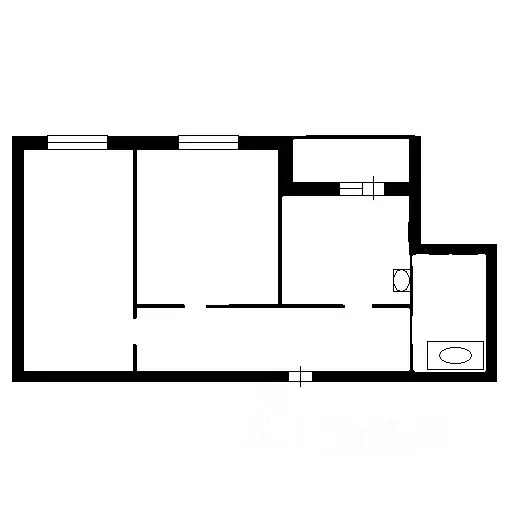 2-к кв. Башкортостан, Уфа ул. Энтузиастов, 13 (70.0 м) - Фото 1