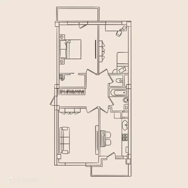 Продаётся 3-к квартира, 86.3 м - Фото 0