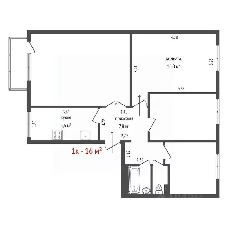 Комната Свердловская область, Екатеринбург Вторчермет жилрайон, ул. ... - Фото 1