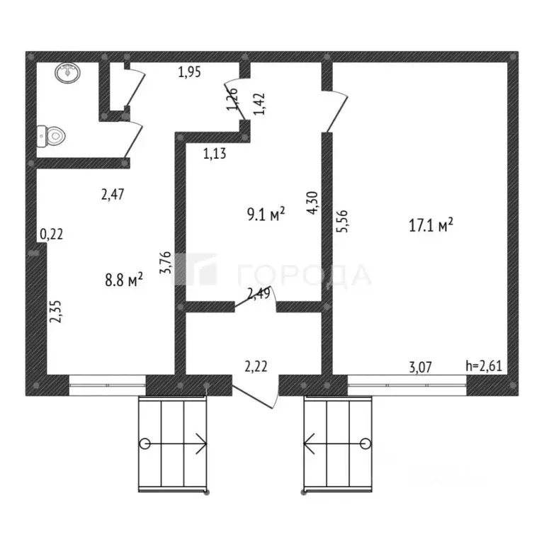 Офис в Кемеровская область, Новокузнецк ул. Тореза, 83 (43 м) - Фото 2