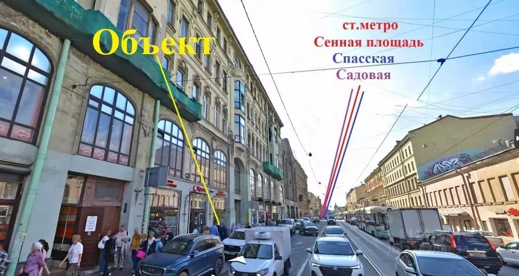 Помещение свободного назначения в Санкт-Петербург Садовая ул., 32/1 ... - Фото 2