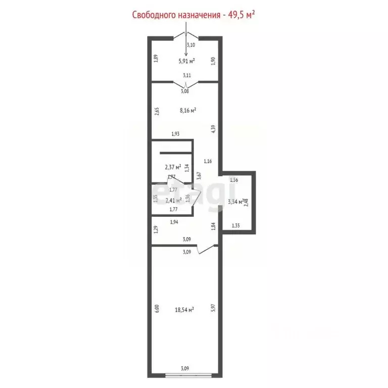 Помещение свободного назначения в Свердловская область, Екатеринбург ... - Фото 2
