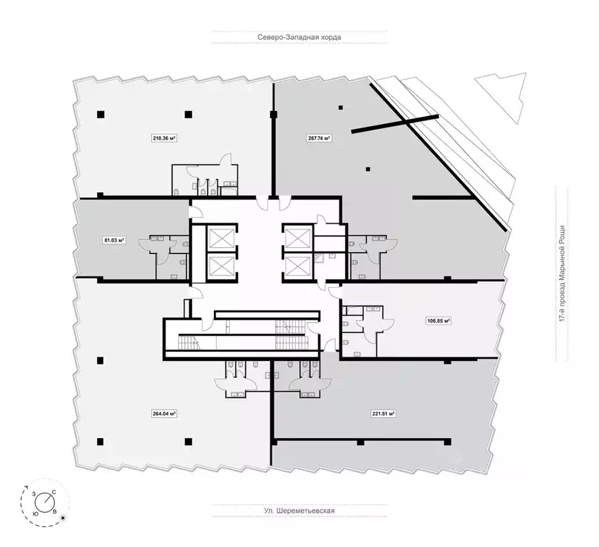Офис в Москва проезд 17-й Марьиной рощи, 6 (268 м) - Фото 2