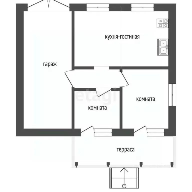 Дом в Владимирская область, Муром Приокская ул., 119 (48 м) - Фото 2