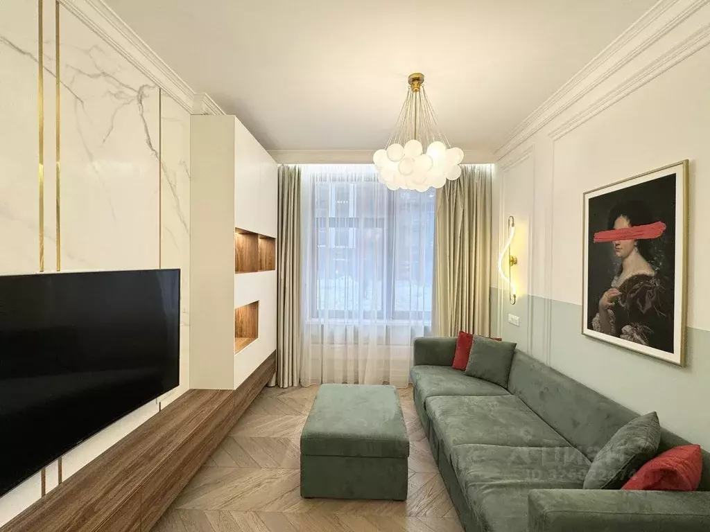 2-к кв. Санкт-Петербург ул. Александра Матросова, 1 (50.0 м) - Фото 1