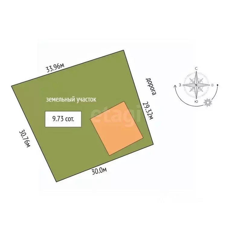 Дом в Марий Эл, Медведевский район, Знаменское с/пос, пос. Знаменский ... - Фото 2