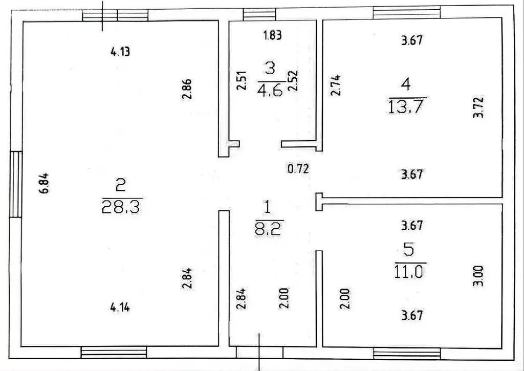 Дом в Светловский городской округ, посёлок Взморье, Луговая улица (120 ... - Фото 1