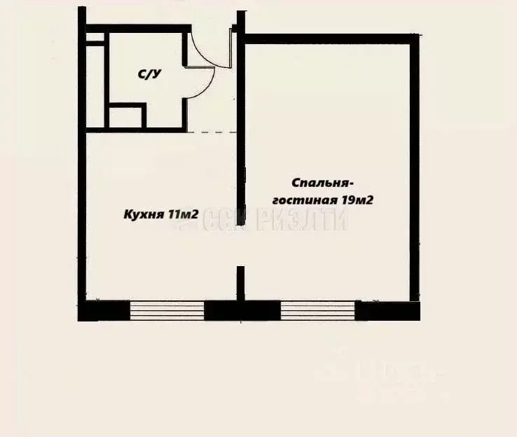 1-к кв. Московская область, Красногорск бул. Красногорский, 14 (37.0 ... - Фото 1