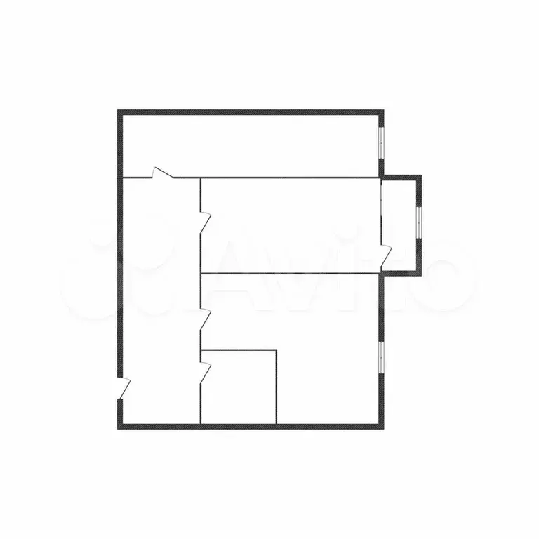 2-к. квартира, 43,5 м, 4/5 эт. - Фото 0