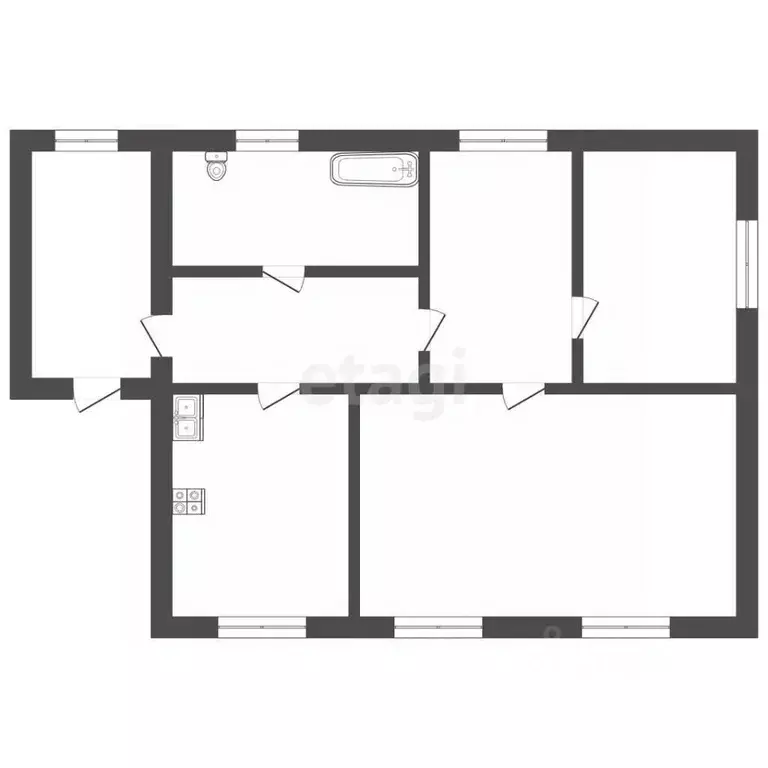 Дом в Ярославская область, Ярославль Осенняя ул., 4 (75 м) - Фото 1