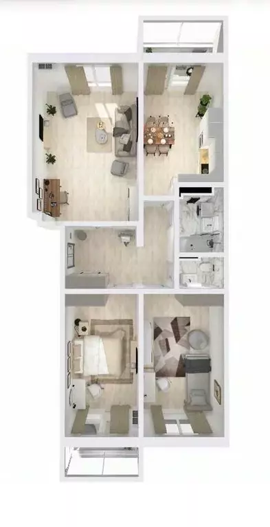 4-к кв. Карелия, Петрозаводск Перевалка-2 тер., Университетский ... - Фото 0