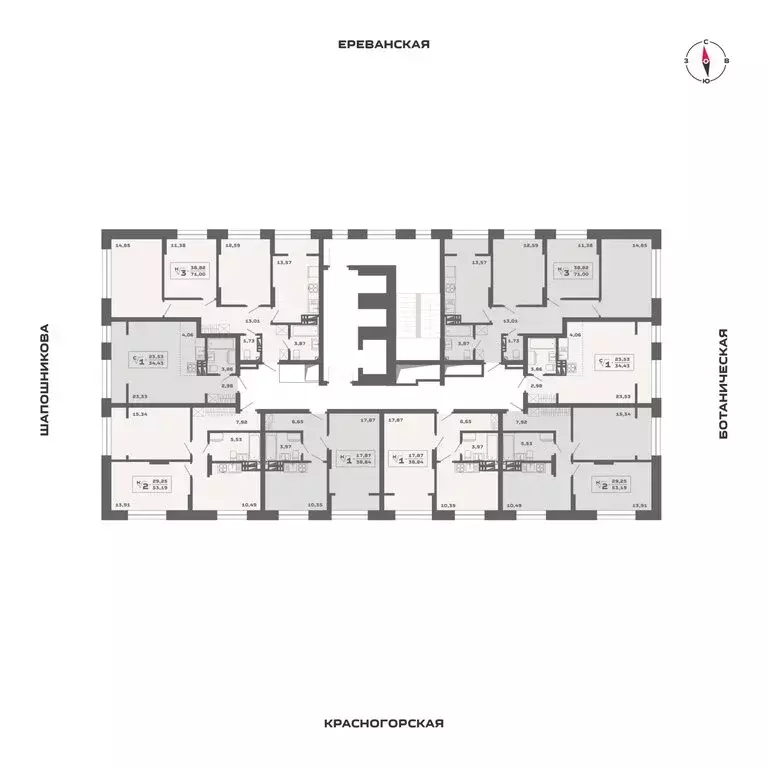 Квартира-студия: Новосибирск, Красногорская улица (34.43 м) - Фото 1