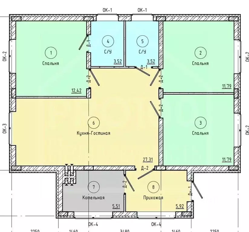 Дом в Омская область, Омский район, с. Пушкино ул. Даргомыжского (82 ... - Фото 2