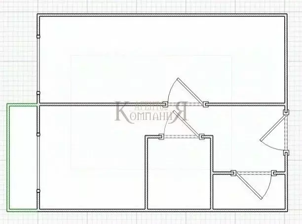 1-к кв. Рязанская область, Рязань ул. 2-я Железнодорожная, 32 (35.5 м) - Фото 1