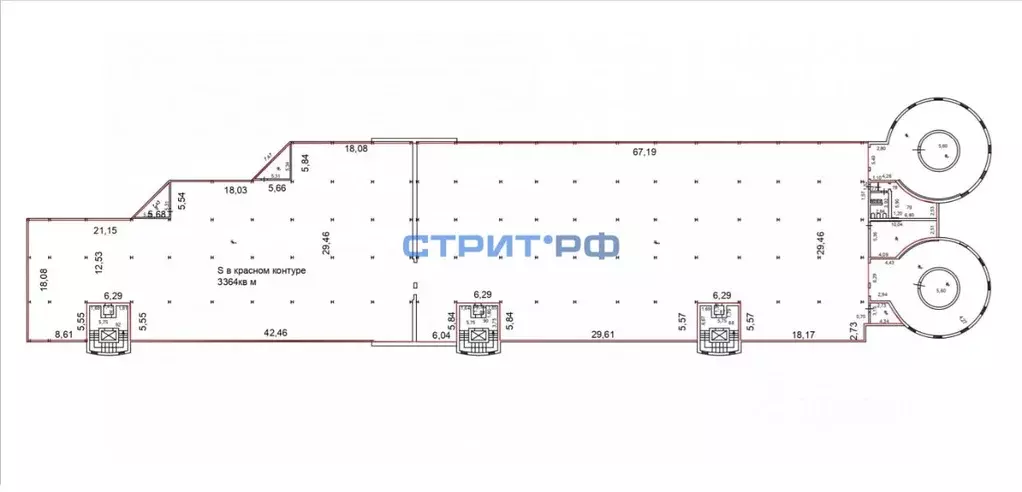 Торговая площадь в Московская область, Красногорск бул. Красногорский, ... - Фото 1