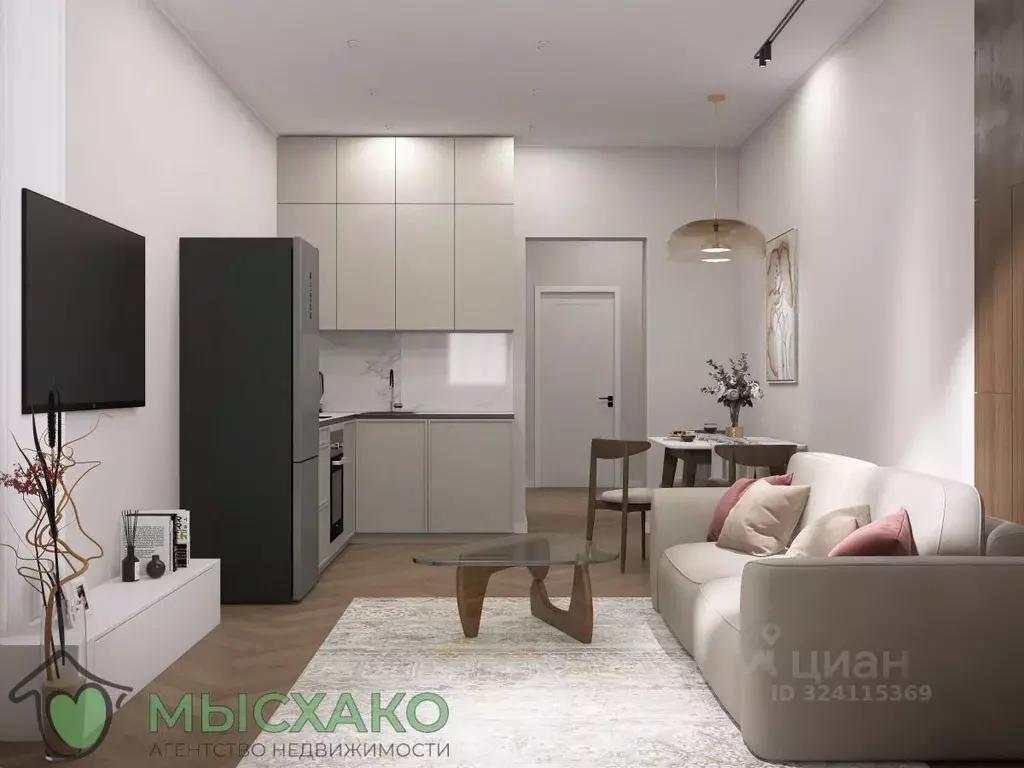 1-к кв. Краснодарский край, Новороссийск ул. Хворостянского (47.0 м) - Фото 1